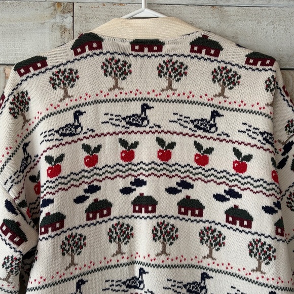 Northern Reflections Cottagecore cotton cardigan Sweater - Picture 9 of 11